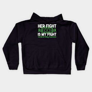 Cerebral Palsy Awareness Her Fight is My Fight Kids Hoodie